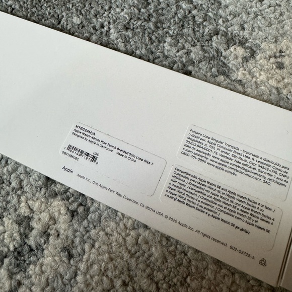 Apple Pink Punch Braided Solo Loop Apple Watch Band - Picture 7 of 7